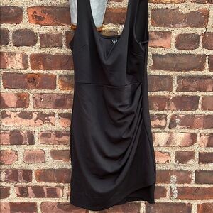 Windsor Black Sheath Mini Dress